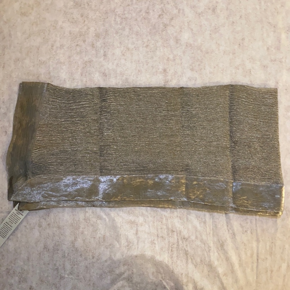Grey silver shawl